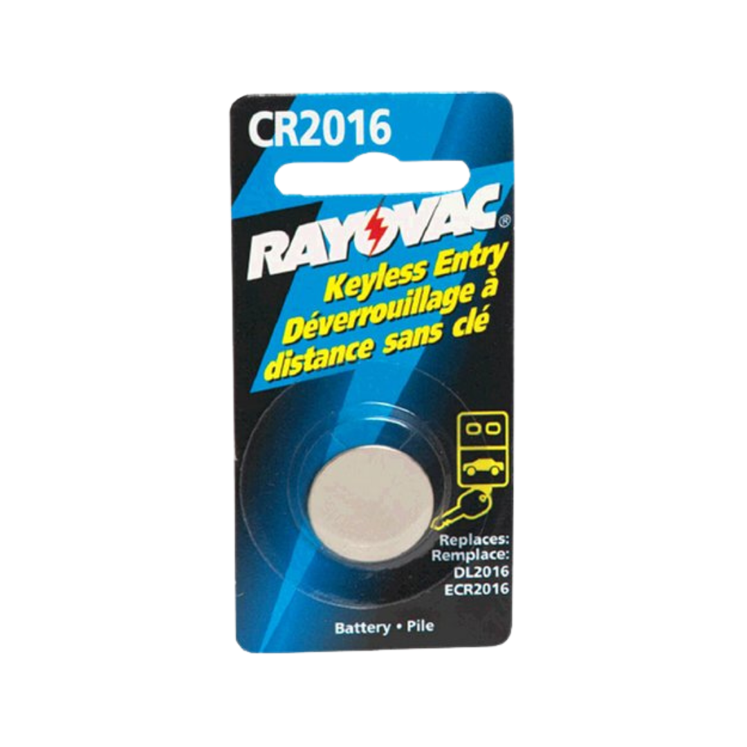 Rayovac KECR2016-1 3 V CR2016 Lithium Battery (Single)
